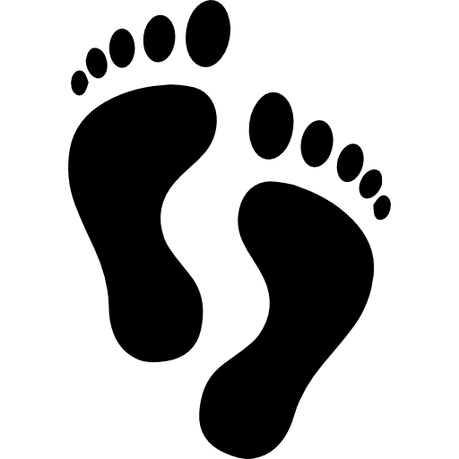 Footprint,Paw,Leg,Foot,Font,Clip art,Sole,Black-and-white,Graphics,Logo