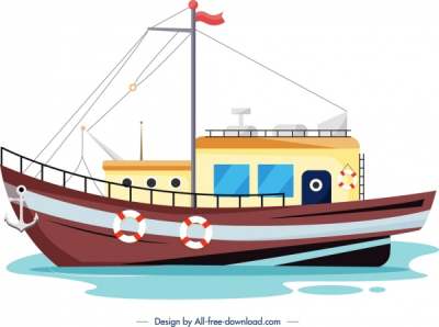 Water transportation,Boat,Vehicle,Fishing vessel,Naval architecture,Ship,Watercraft,Naval trawler,Clyde puffer,Illustration,Tugboat,Fishing trawler
