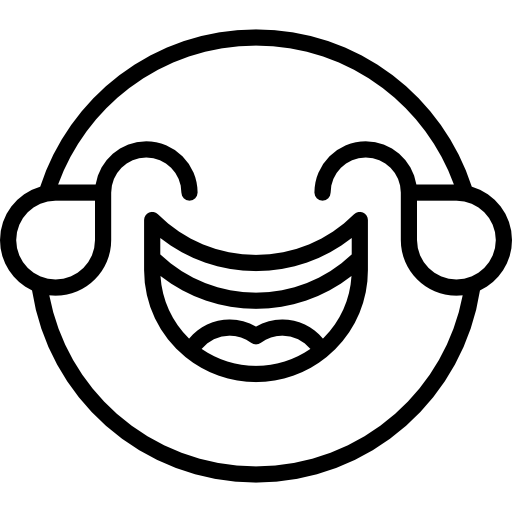 Facial expression,Smile,Line art,Head,Emoticon,Coloring book,Line,Mouth,Symbol,Pleased,Happy,Black-and-white,Laugh