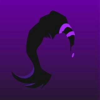 Violet,Purple,Silhouette,Animation,Fictional character,Graphic design,Tail,Illustration
