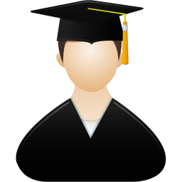 Academic, education, graduation, school, student, user icon | Icon 