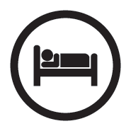 Black hotel icon - Free black hotel icons