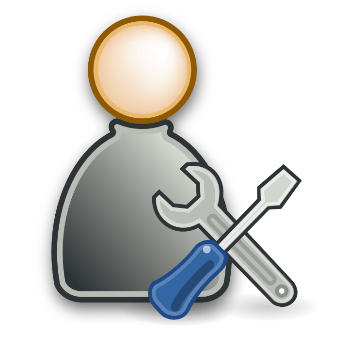 User Administrator Blue Icon | Soft Scraps Iconset | Hopstarter