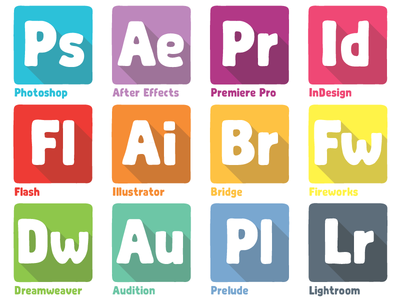 35 Adobe Product  App Icon Sets (Updated For 2018) - 365 Web 