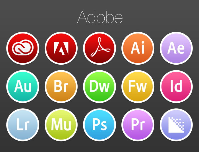Adobe Creative Suite Vector Icons | TopVectors.com