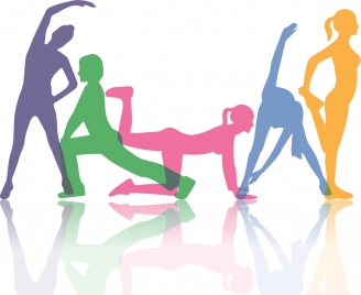 Aerobics, agile, creative, exercise, fit, fitness, grid, gym 