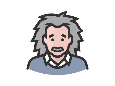 Einstein Icon - free download, PNG and vector