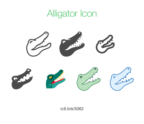Alligator cartoon circle icon - Transparent PNG  SVG vector