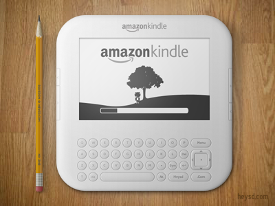 Amazon Kindle Icon | Button UI - Requests #15 Iconset | BlackVariant