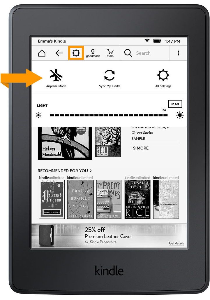 Amazon Kindle app update includes full-screen viewing for KitKat 
