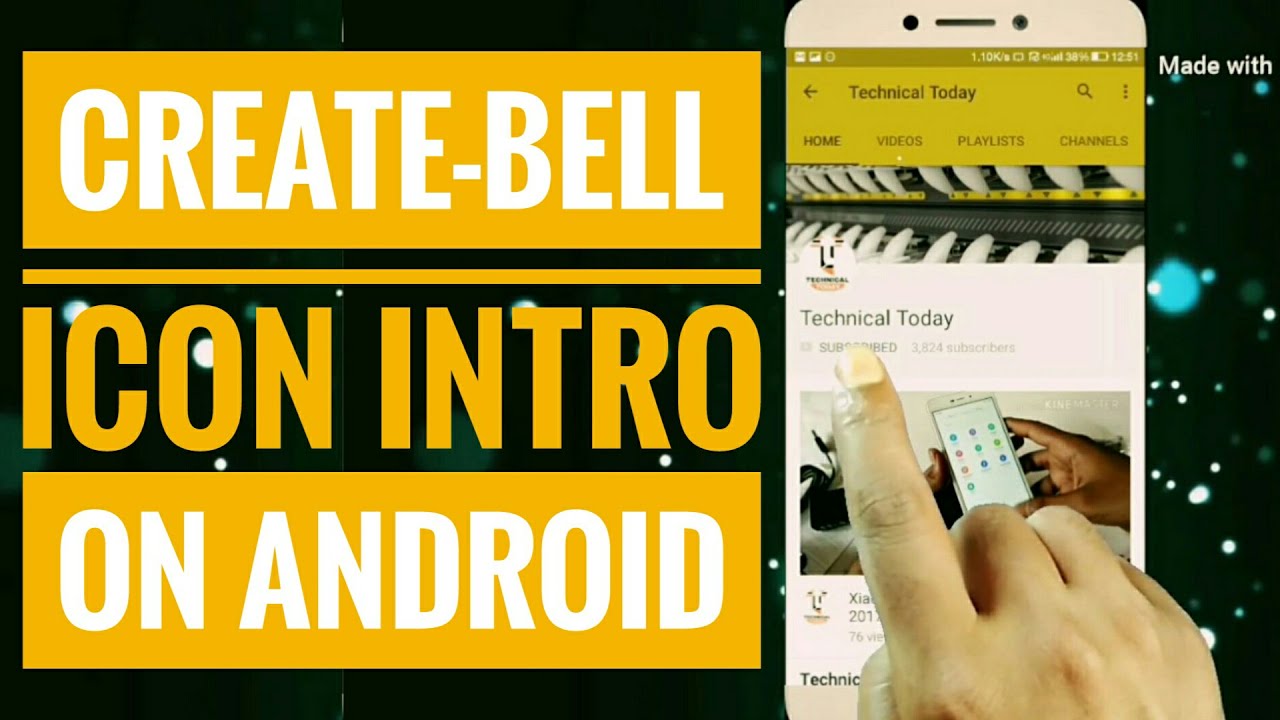2 How to make professional bell ?? icon In Android ?? | Kinemaster 