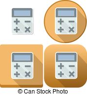 Calculator Icon | Long Shadow iOS7 Iconset | PelFusion