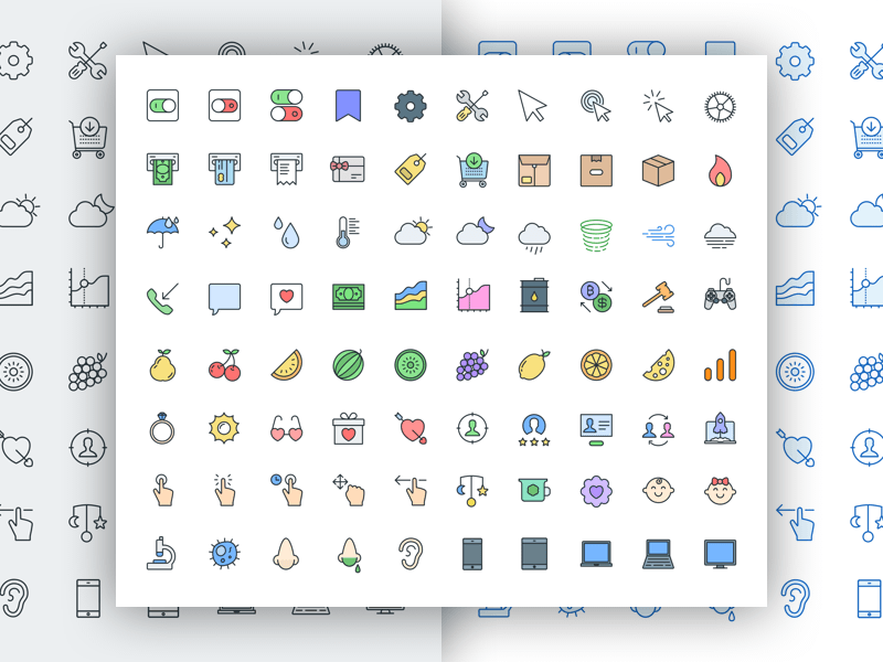 Vivid SVG Icons Library - Sketch Resource - Freebie Supply