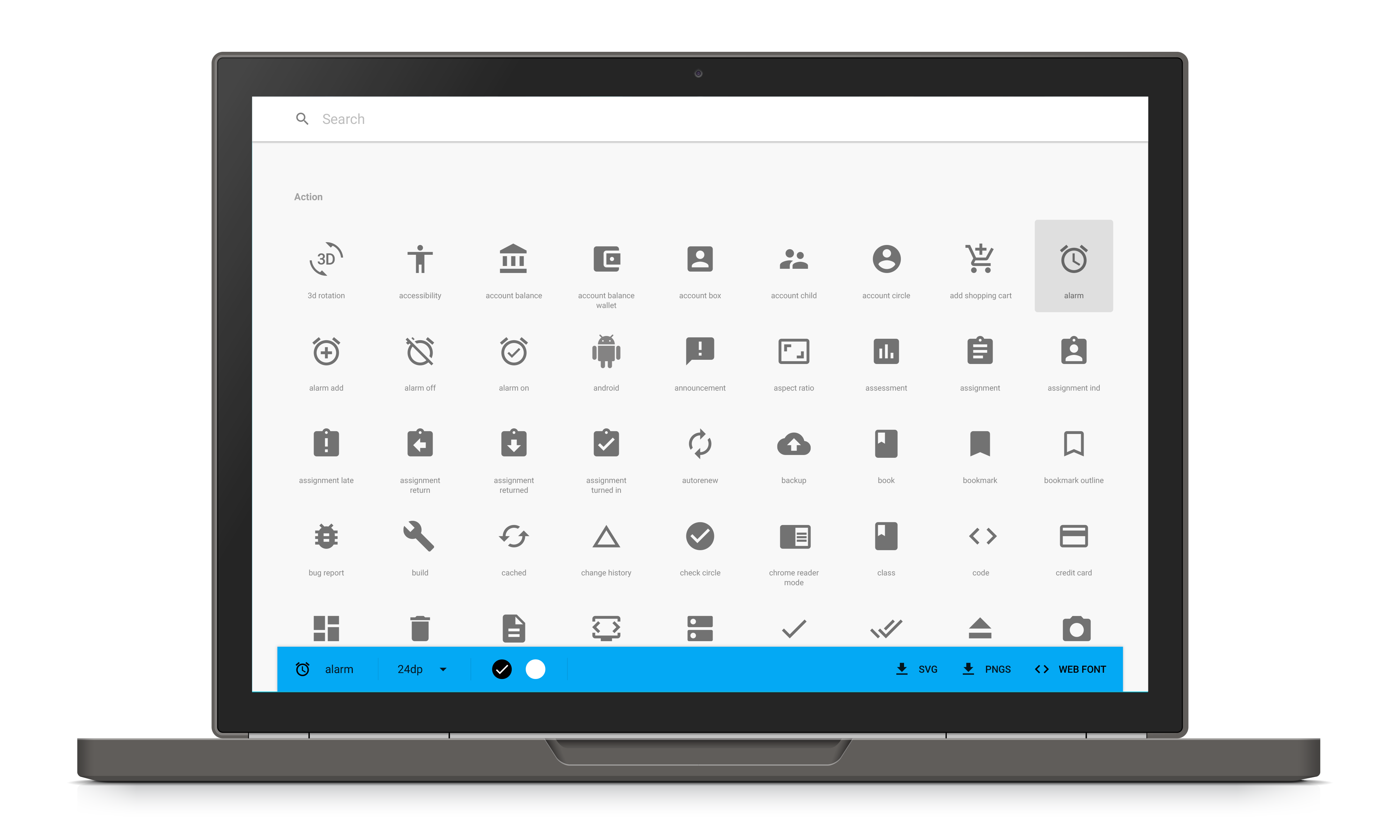 System Icons - Material Design | Material design, Icons and Design 