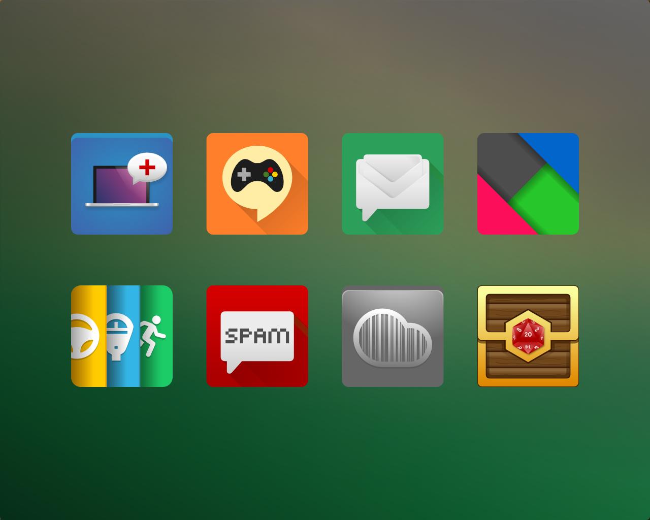 Android Style Icon Set