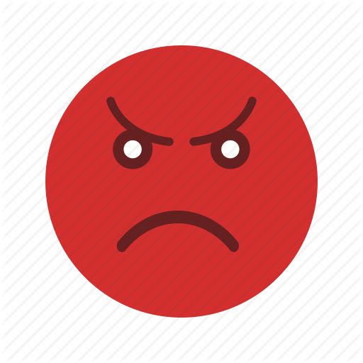 Angry face silhouette Icons | Free Download
