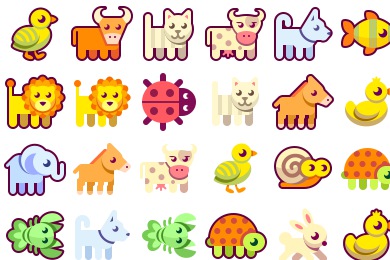 260 animal icon packs - Vector icon packs - SVG, PSD, PNG, EPS 