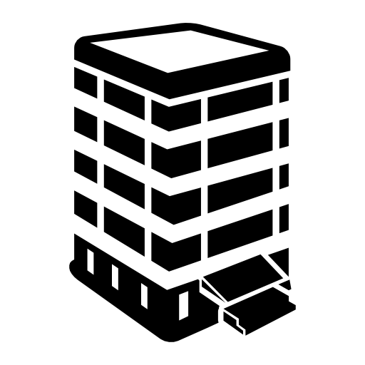 flat building icon
