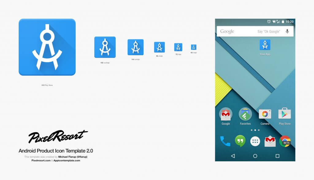 Android App Icon Template Free Download