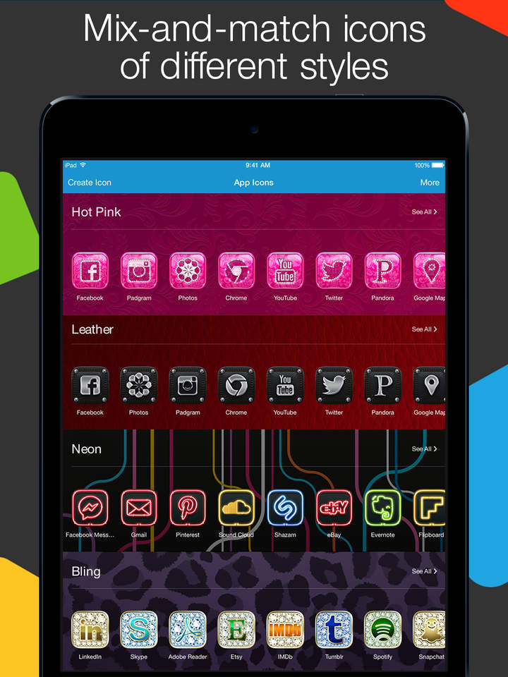 App Icons Free  Cool Icon Themes, Backgrounds  Wallpapers (iPad 