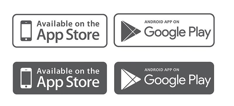 App store, google play logo, play, google, Android store icon