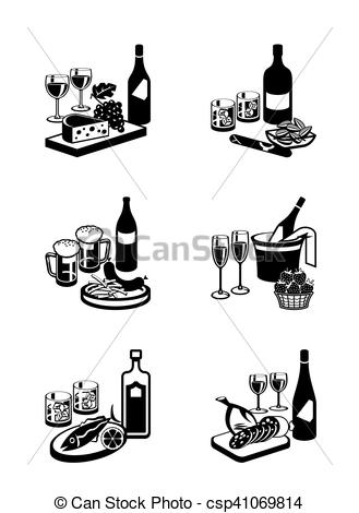 Appetizers Icon Vector - Download Free Vector Art, Stock Graphics 