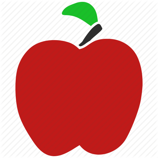 Apple fruit icon image Royalty Free Vector Image