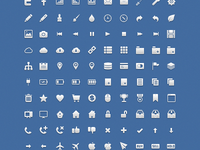 Flat icon set for Web and Mobile App Vector | Free Download