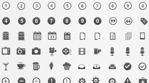20 Excellent Icon Sets for Application Design - Web Design Ledger