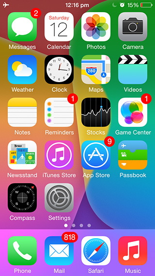 How do I add the iCloud Drive app icon to my home screen in iOS 9 