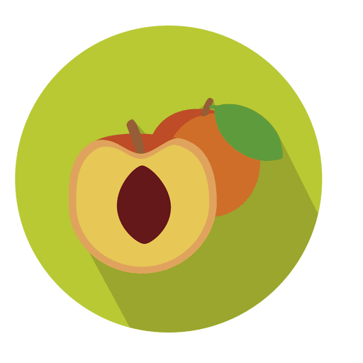 Fresh Smiling Apricot Icon Simple Royalty Free Cliparts, Vectors 
