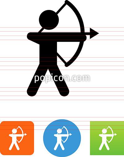 Archer, arrow, bow, hunter, shot, weapon icon | Icon search engine