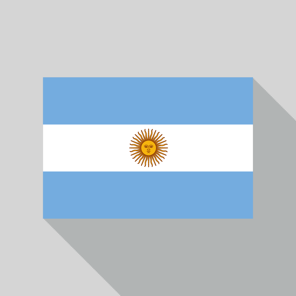 Argentina flag icon | Icon2s | Download Free Web Icons