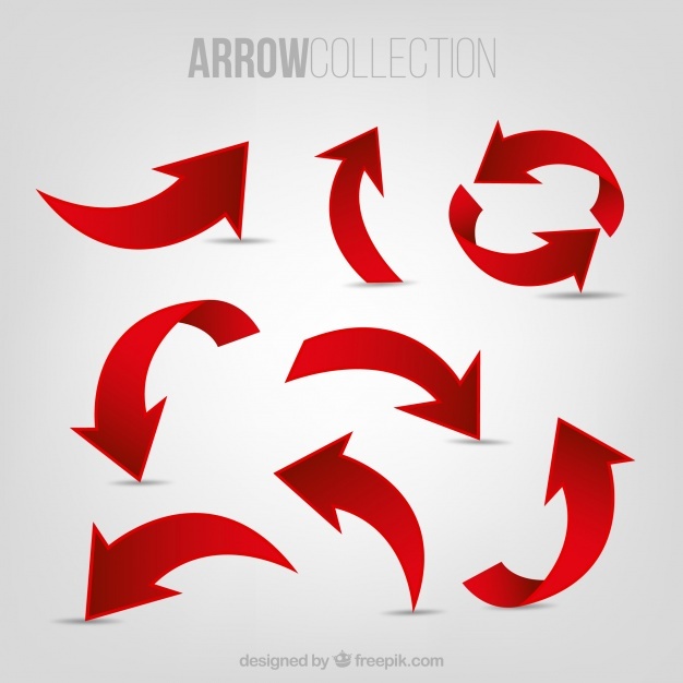 Fine arrow icon vector Free Vector / 4Vector