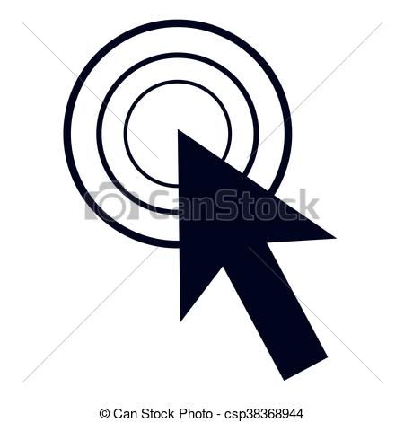 Stock Illustration of arrow pointer - cursor 3d icon k14158586 