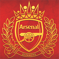 Red Gunner Arsenal Icon Leather Case For iPad mini : , You can get 