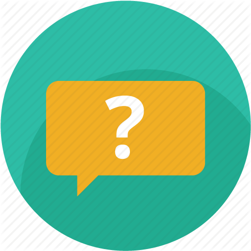 Question mark bubble ask why icon graphic Vector Image
