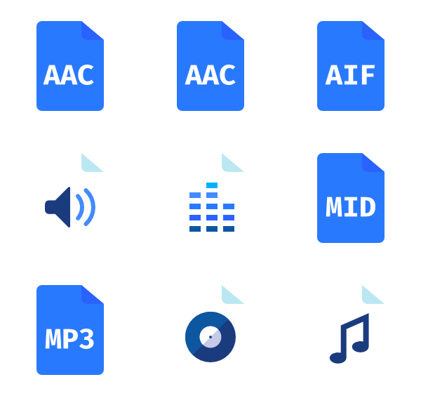 Audio File Icons