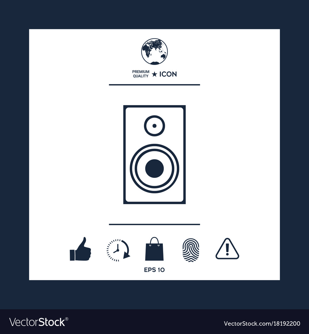 Speaker audio interface symbol - Free interface icons