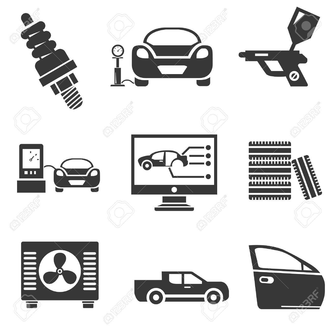 Car Parts Icon  