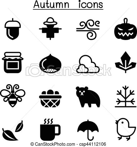 Free Clipart: Autumn Icon Coloring page | pianoBrad