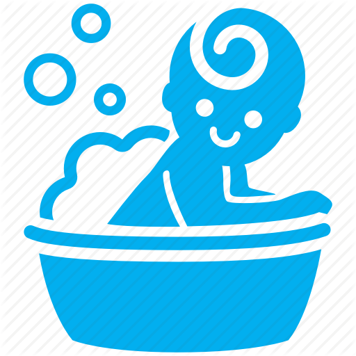 Blue Icons Baby Shower, Boy. Vector Illustration Royalty Free 