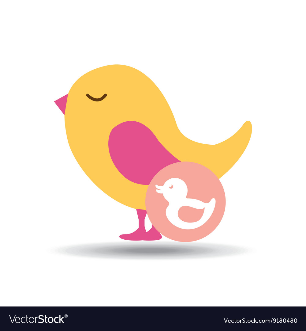 Stork bag baby shower icon. vector graphic. Stork bag baby 