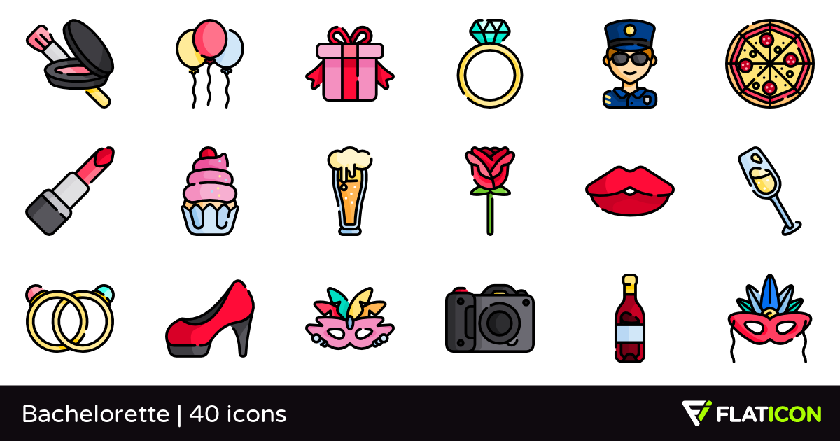 Bachelorette party icon free vector graphic art free download 
