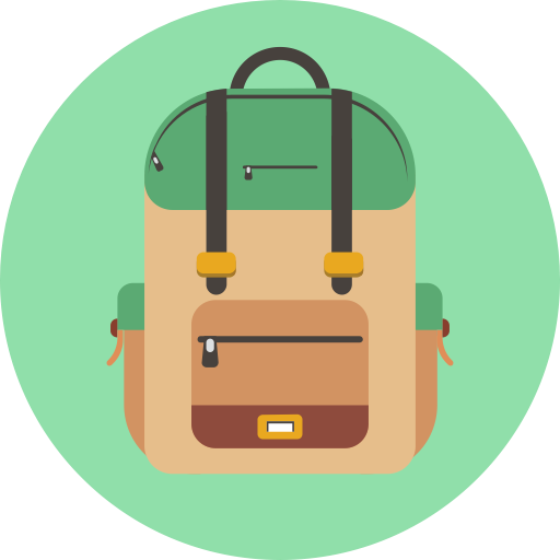 Green,Bag,Illustration,Luggage and bags,Furniture,Clip art,Backpack