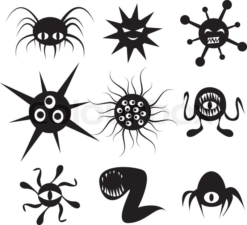 Bacteria - Free education icons
