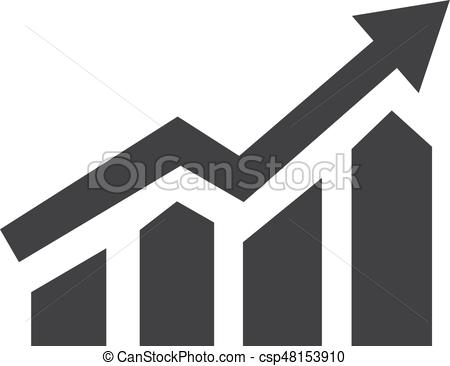 Bar graph icon Vector Image - 1415022 | StockUnlimited