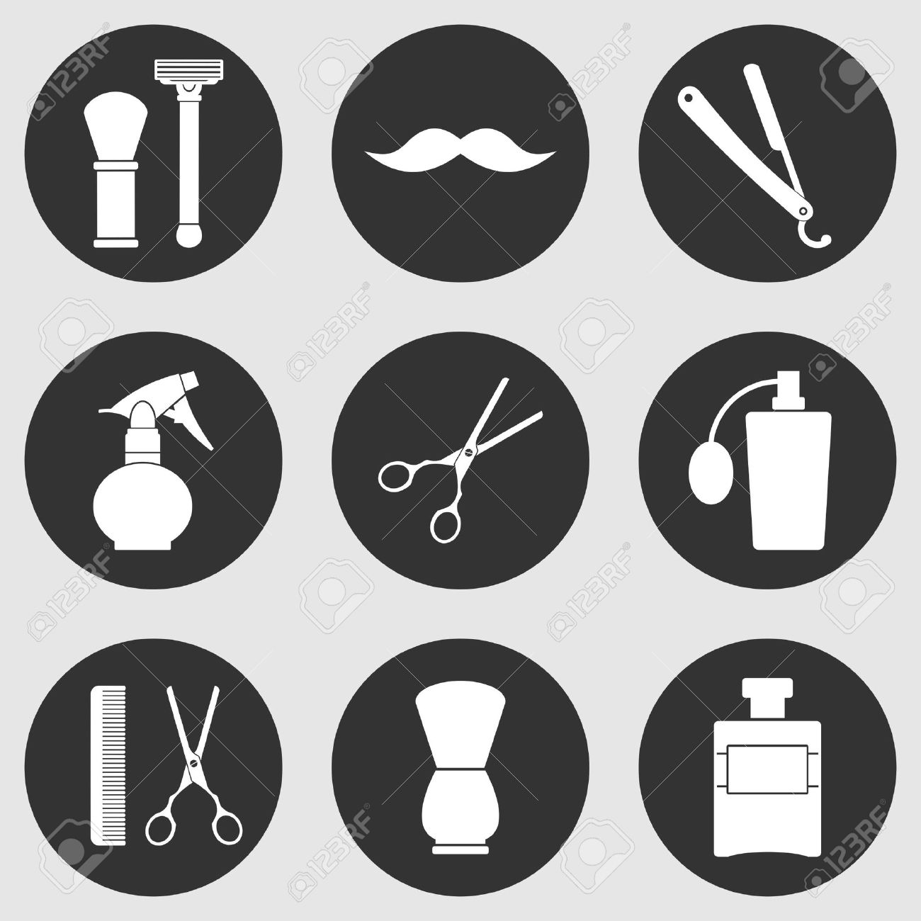 Barbershop Icons - 221 free vector icons