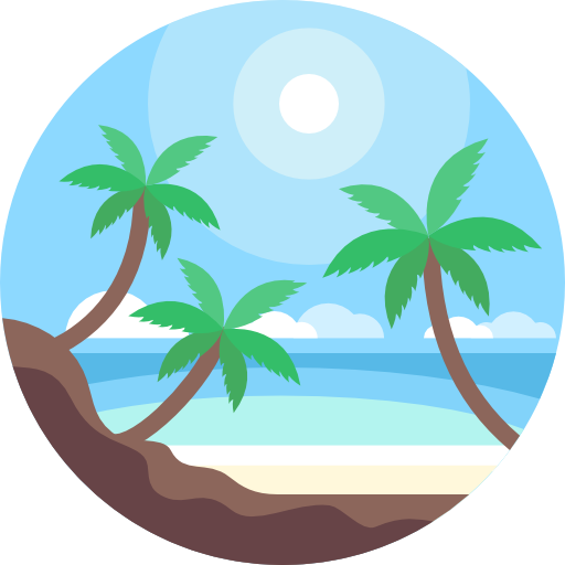 Sun, Sea, Beach, Holidays, Camping, Travel Icon - Travel, Hotel 