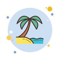 Palm tree,Circle,Logo,Clip art,Tree,Font,Graphics,Arecales,Plant,Symbol